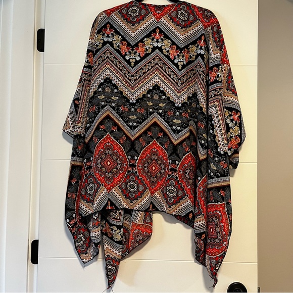 Suzy Shier | Open Front Kimono-Style Cover Up - Picture 7 of 13